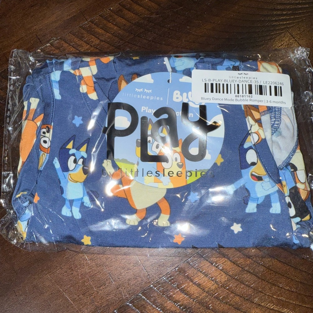 Little Sleepies Bluey Bubble Romper 3-6 Months
